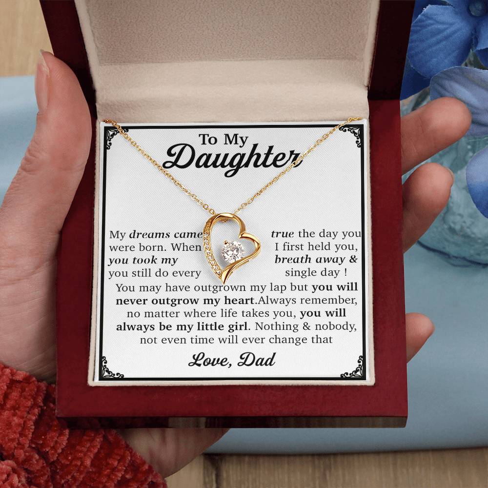 To My Daughter Necklace, Daughter Father Necklace, Daughter Gift From Dad 16_11