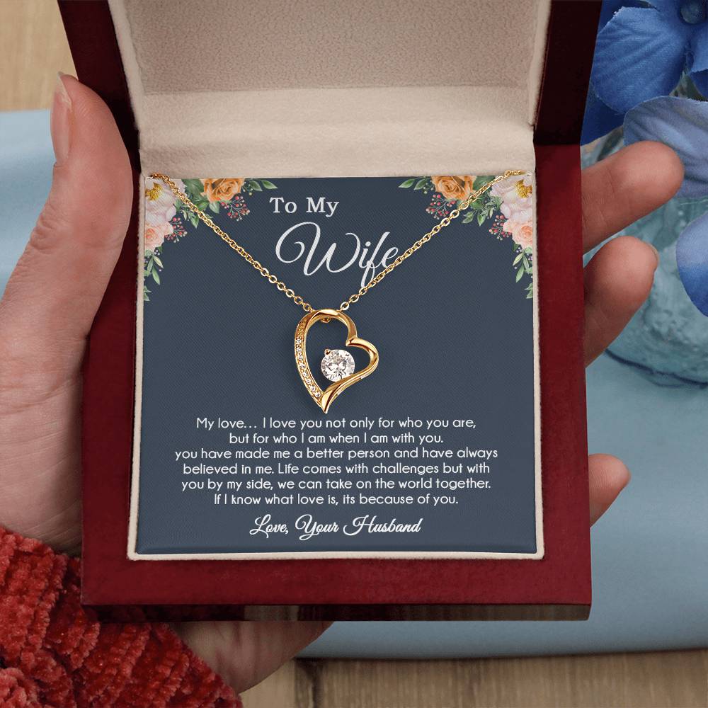 To My Wife Necklace, Wife Gift From Husband, Wife Husband Necklace, Christmas Gift 6_9