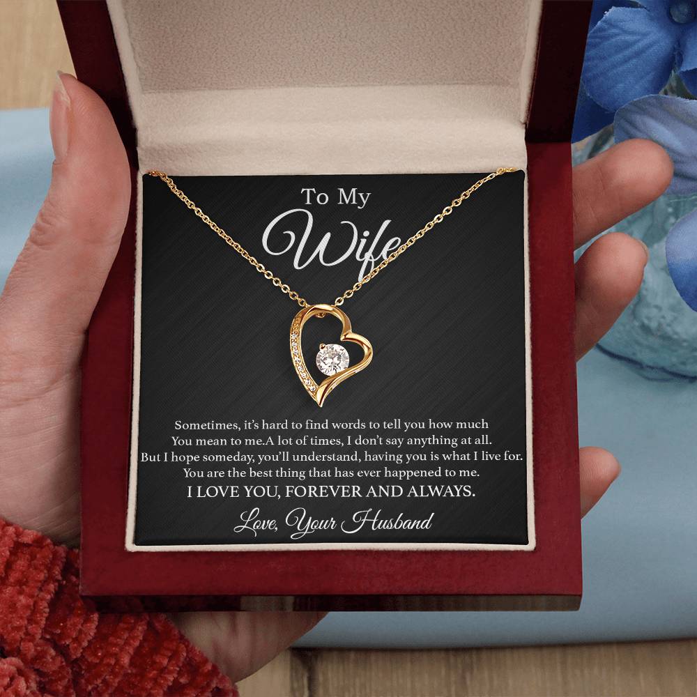 To My Wife Necklace, Gift For Wife, Anniversary Gift For Wife, Necklace For Wife 28_2