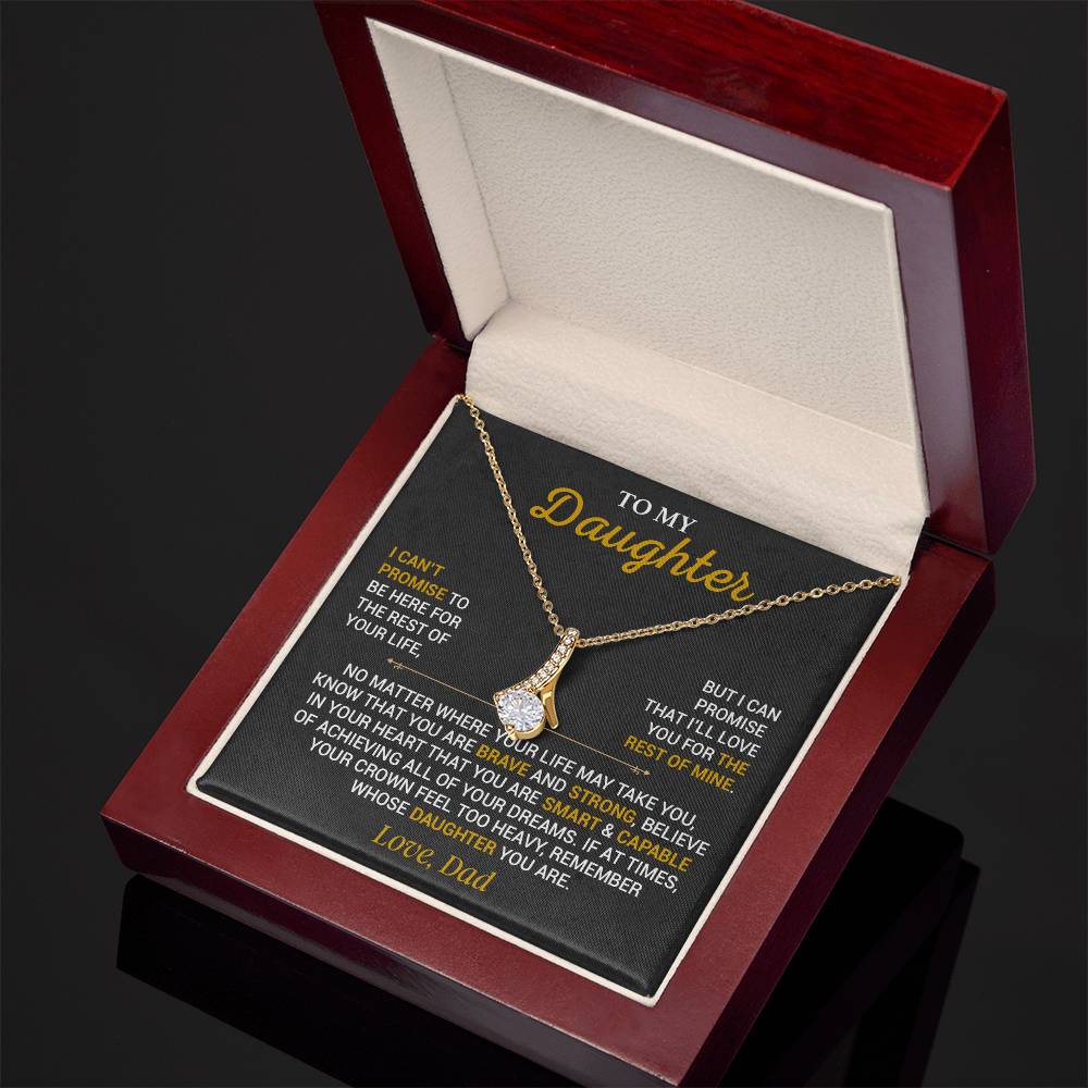 To My Daughter Necklace, Gift for Daughter from Dad,Daughter Father Necklace 7_10