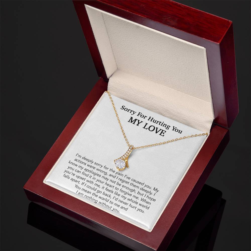 I'm Sorry Necklace Gift, Apology Gift For Her, Forgiveness Gift 29_10