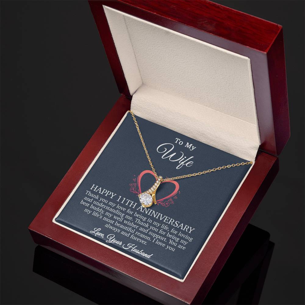 11th Anniversary Gift For Wife, 11 Year Anniversary Gifts, 11th Wedding Anniversary Gift Ideas_Blue