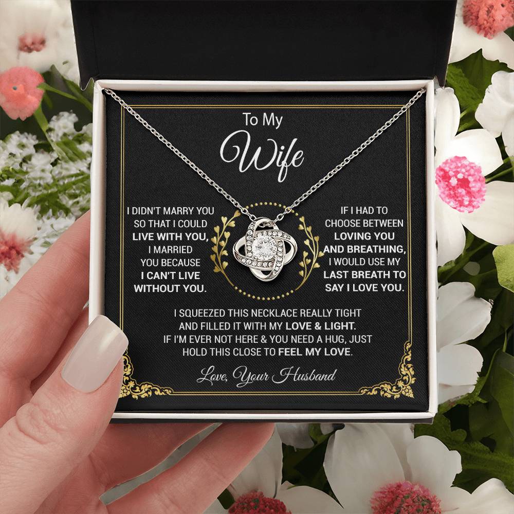 To My Wife Necklace, Wife Gift From Husband, Wife Husband, Christmas Gift
