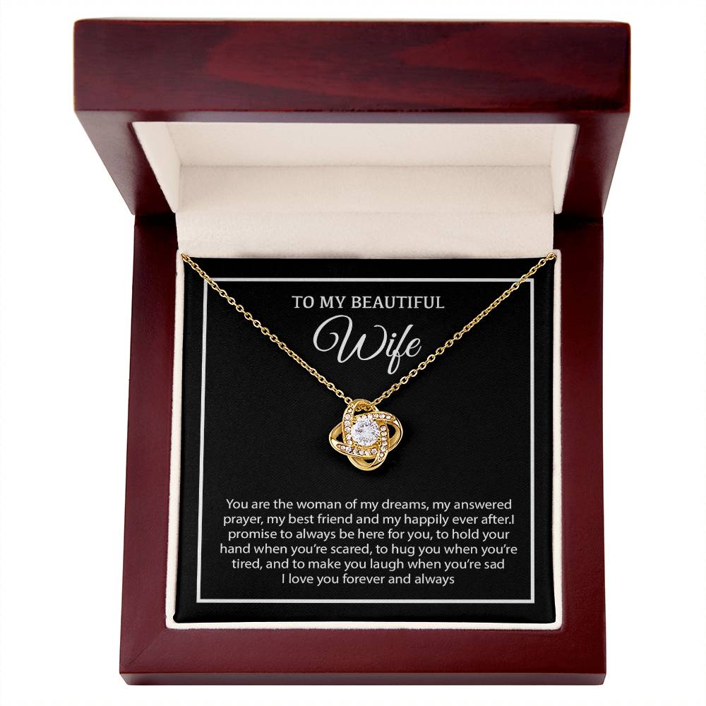 To My Wife Necklace, Christmas Gifts For Women, Anniversary Gift For Wife 19_12_White