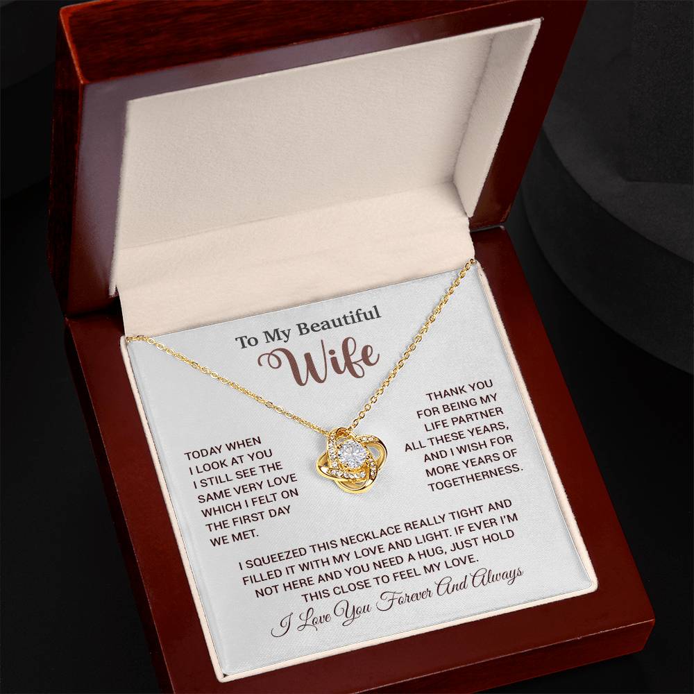 To My Wife Necklace, Wife Gift From Husband, Wife Husband Necklace, Christmas Gift 17_9