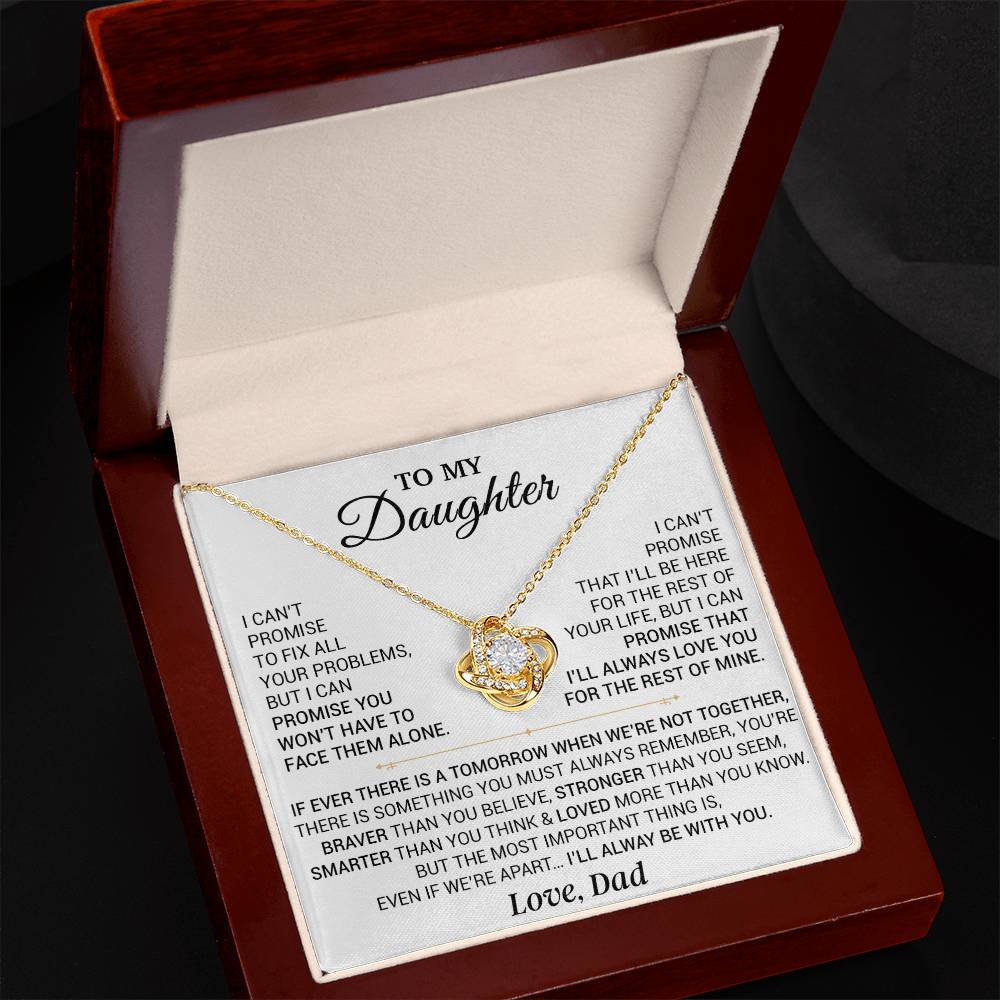 To My Daughter Necklace, Gift for Daughter from Dad,Daughter Father Necklace 9_9