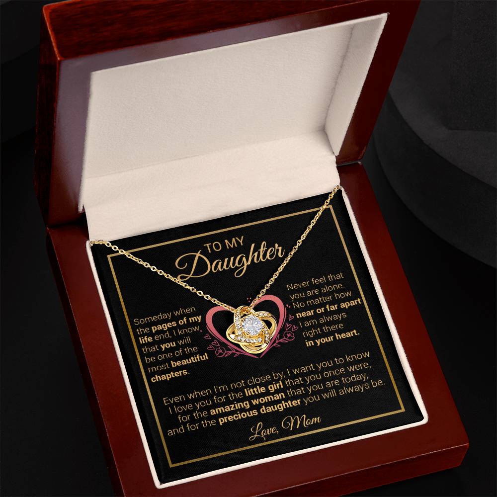 To My Daughter Necklace, Gift for Daughter from Dad And Mom Daughter 13_12