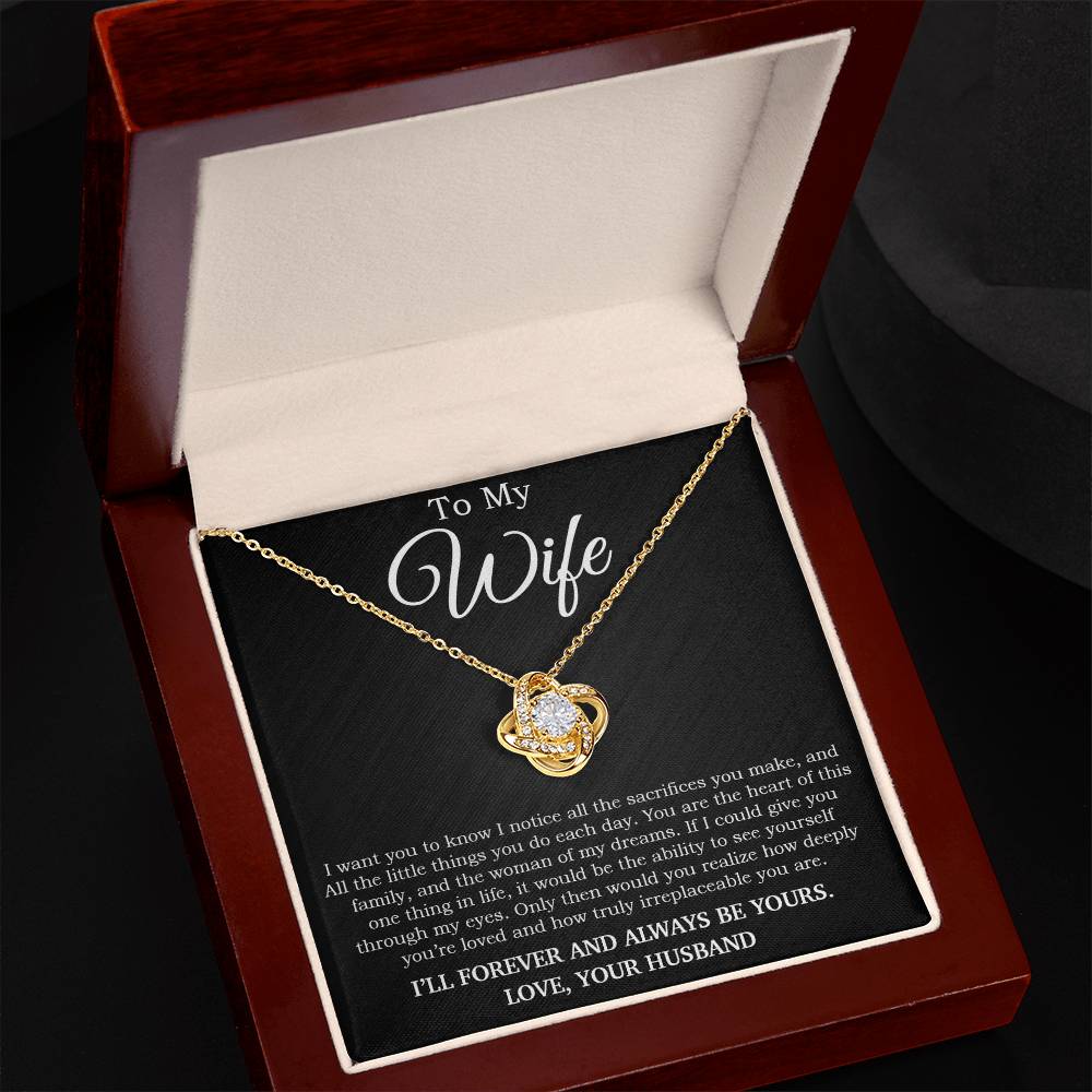To My Wife Necklace, Mother's Day Gift from Husband, Wife Birthday Gift 29_5