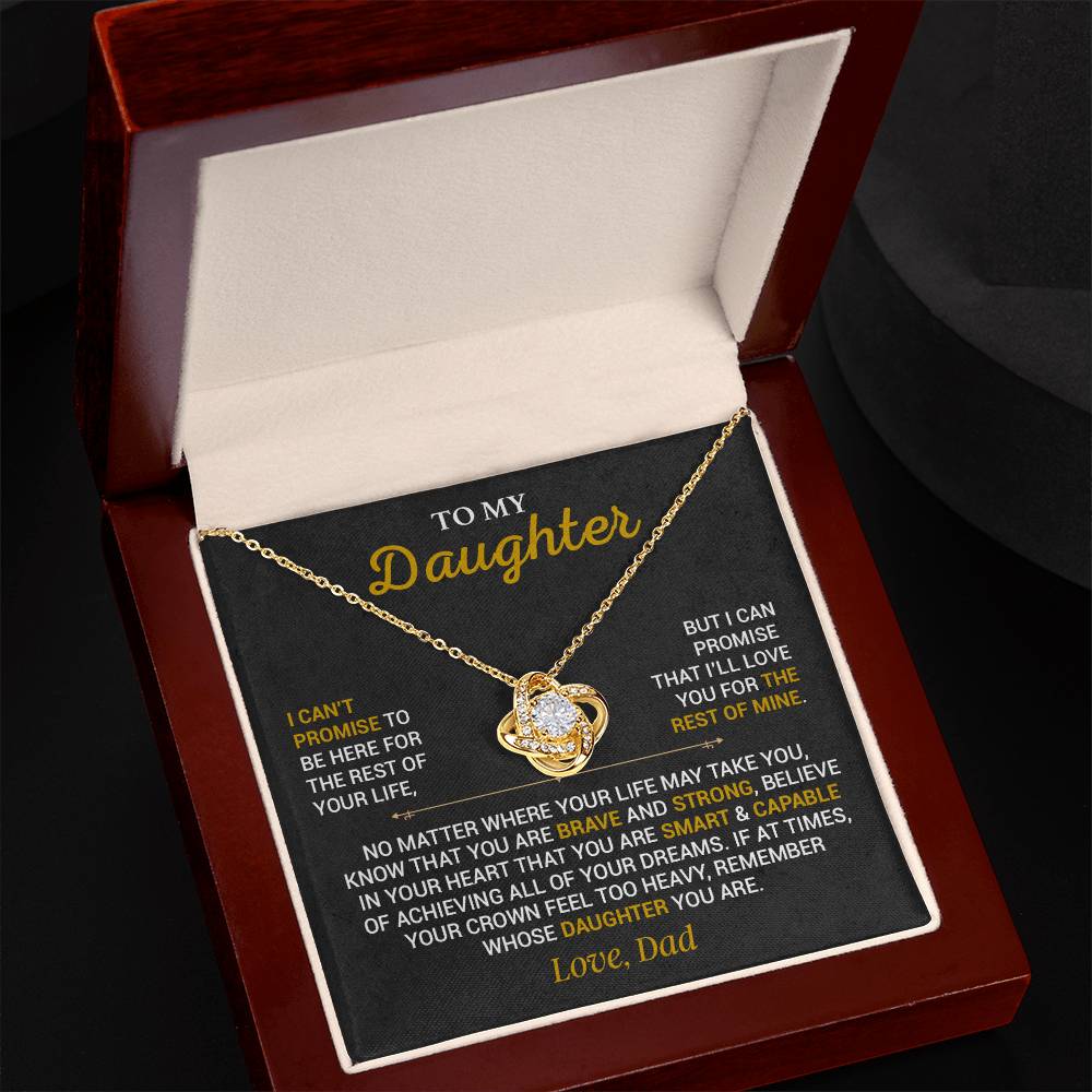To My Daughter Necklace, Gift for Daughter from Dad,Daughter Father Necklace 7_10