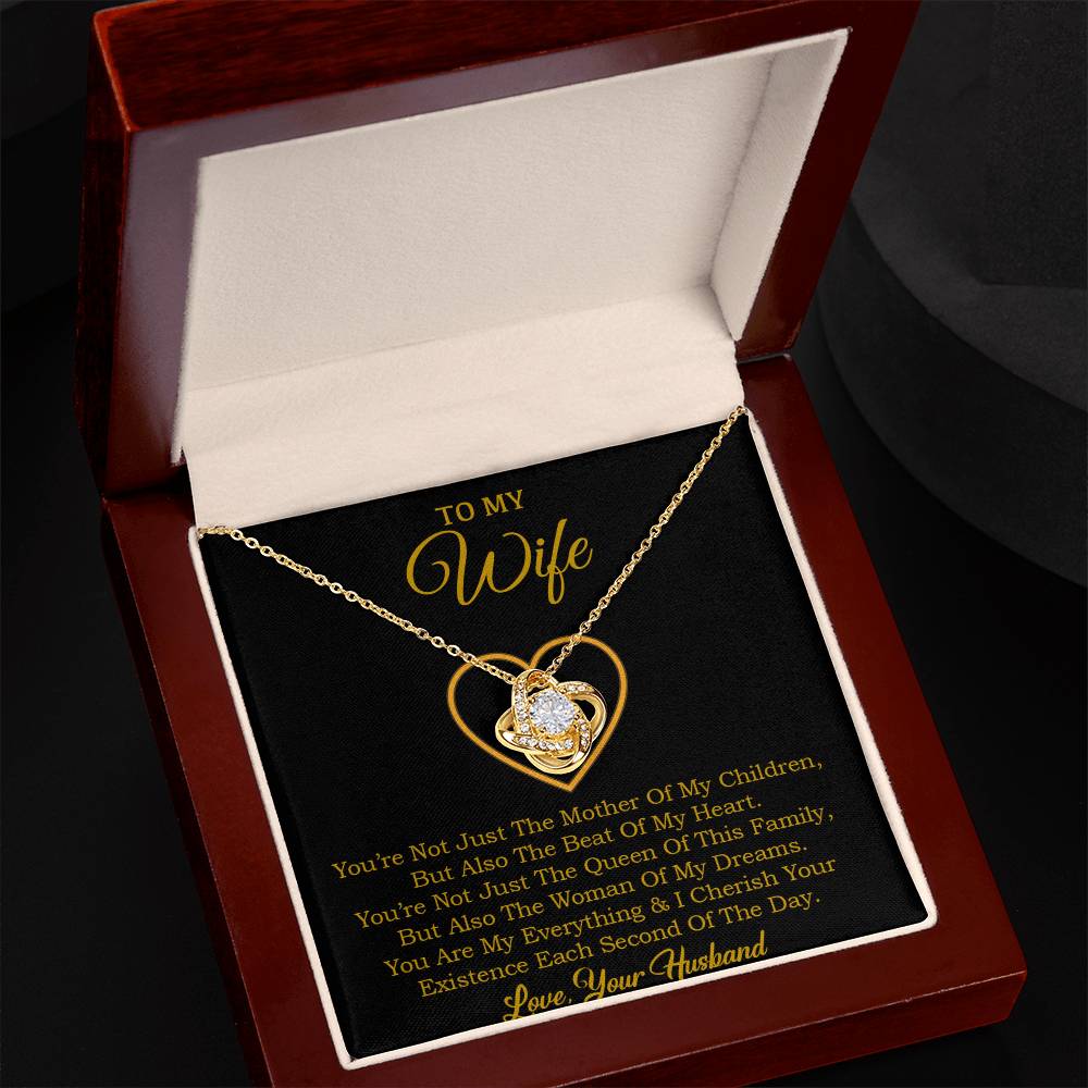 To My Wife Necklace, Gift For Wife, Anniversary Gift For Wife, Necklace For Wife 30_1_Gold