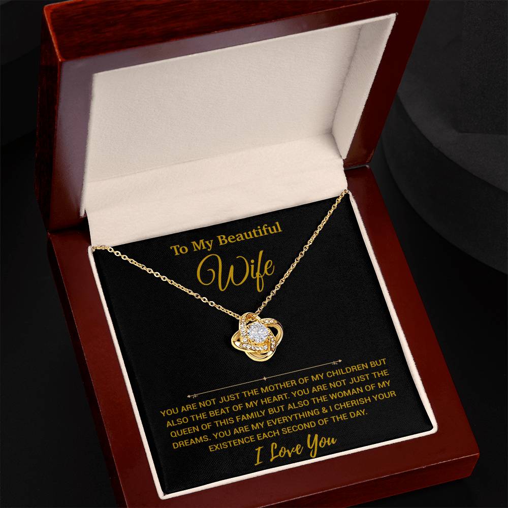 To My Wife Necklace, Christmas Gifts For Women, Anniversary Gift For Wife 20_11_Gold