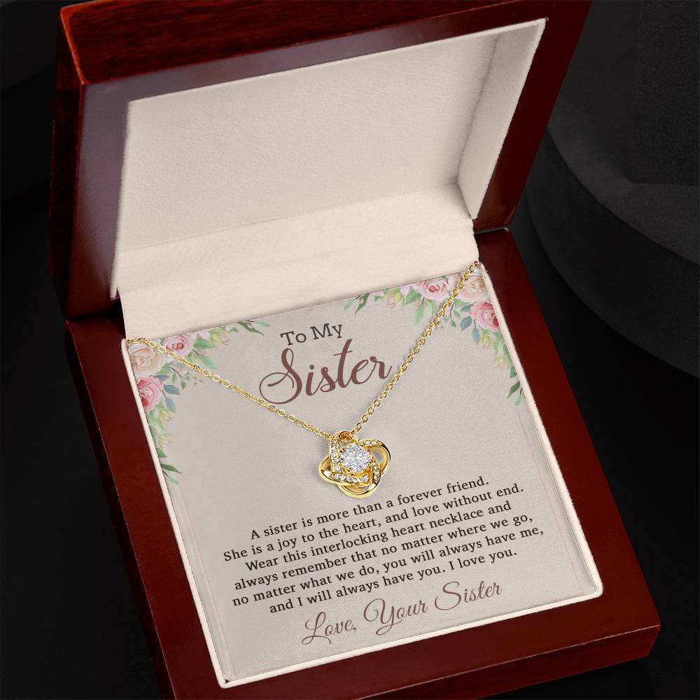 To My Sister Necklace, Brother to Sister, Birthday gift For Sister from Brother 12_8