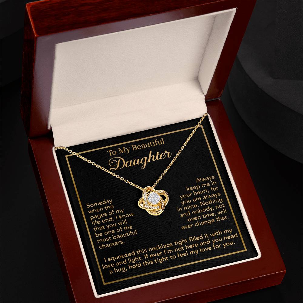 To My Daughter Necklace, Gift For Daughter From Dad, Daughter Father Necklace 14_11