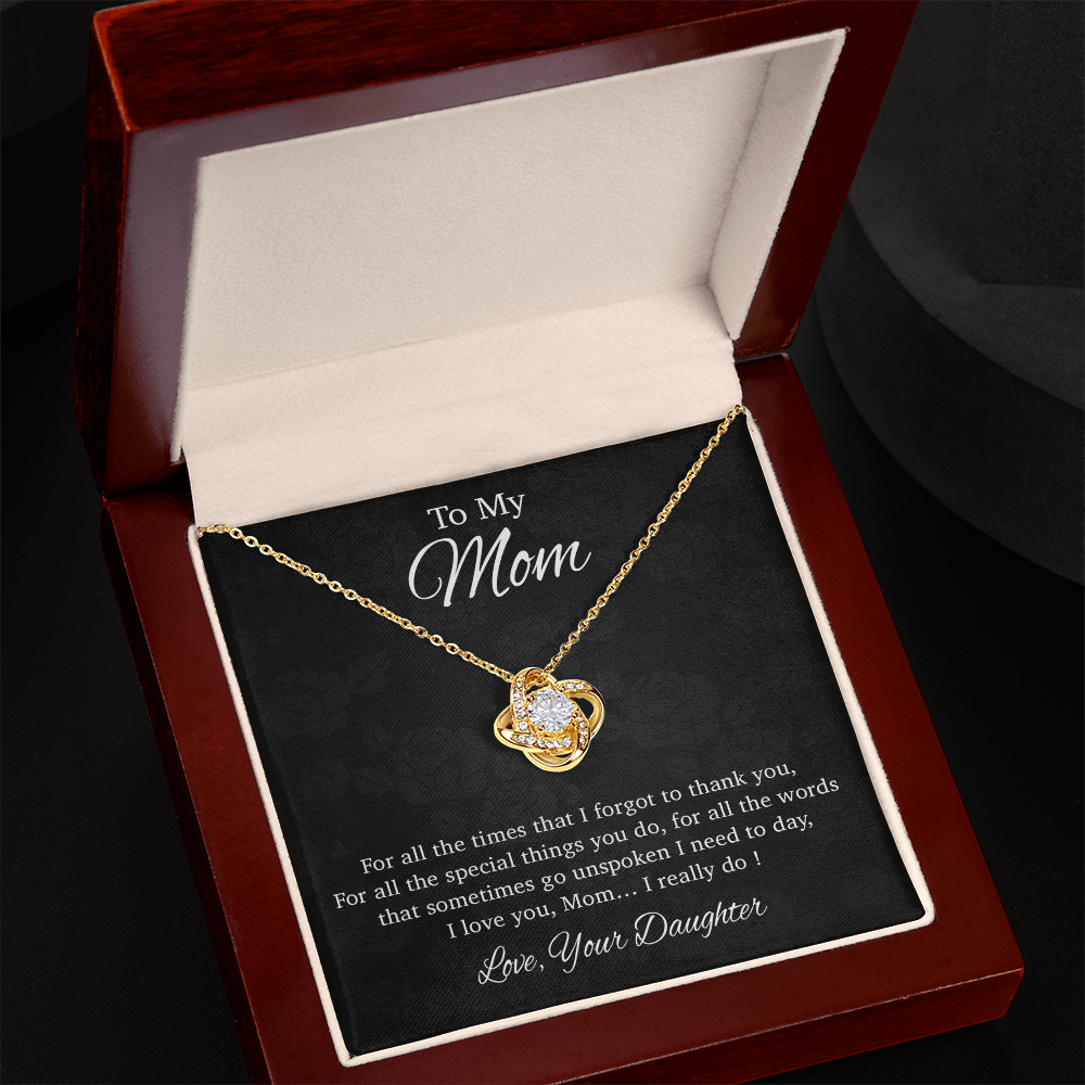 To My Mom Necklace, Gift For Mom From Daughter, Mother's Day Gifts 31_3