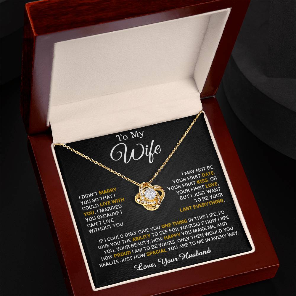 To My Wife Necklace, Gift For Wife, Anniversary Gift For Wife, Necklace For Wife 2_6
