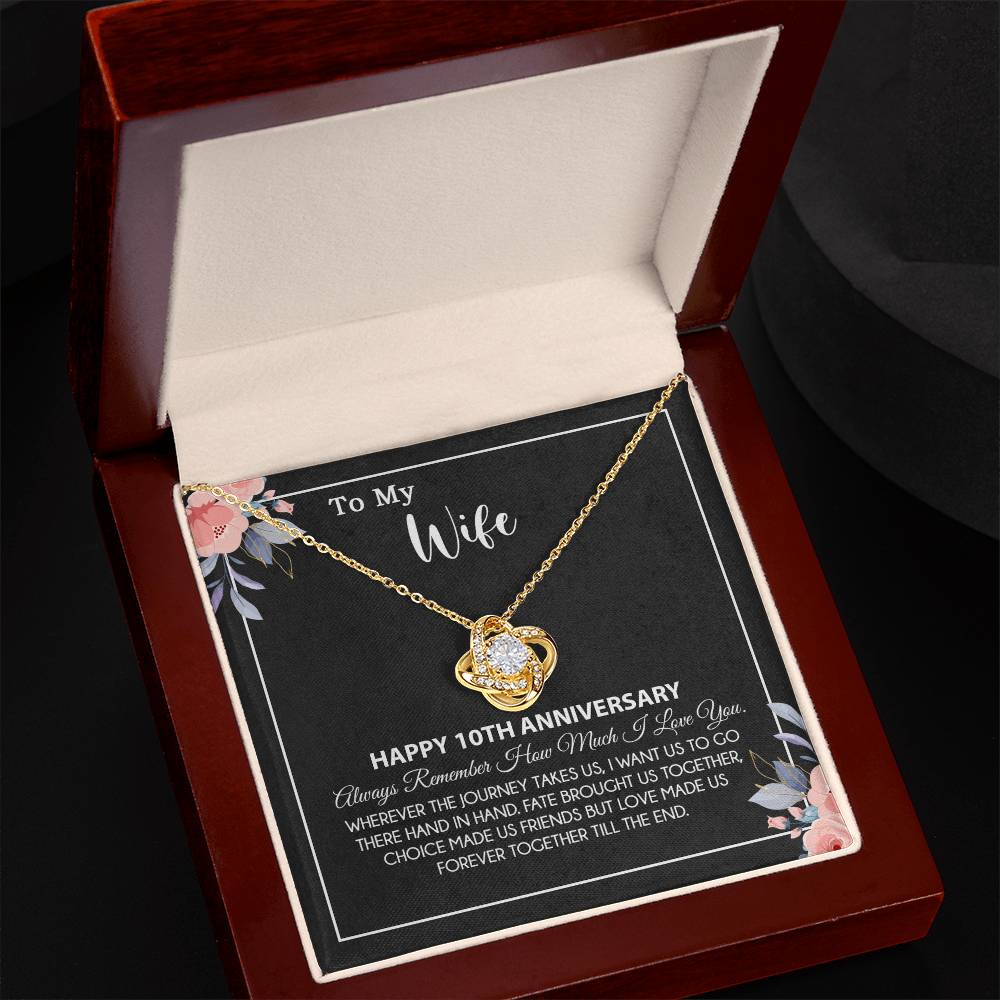 10th Anniversary Gift For Wife Necklace, 10 Year Anniversary, 10th Wedding Gift _28_8