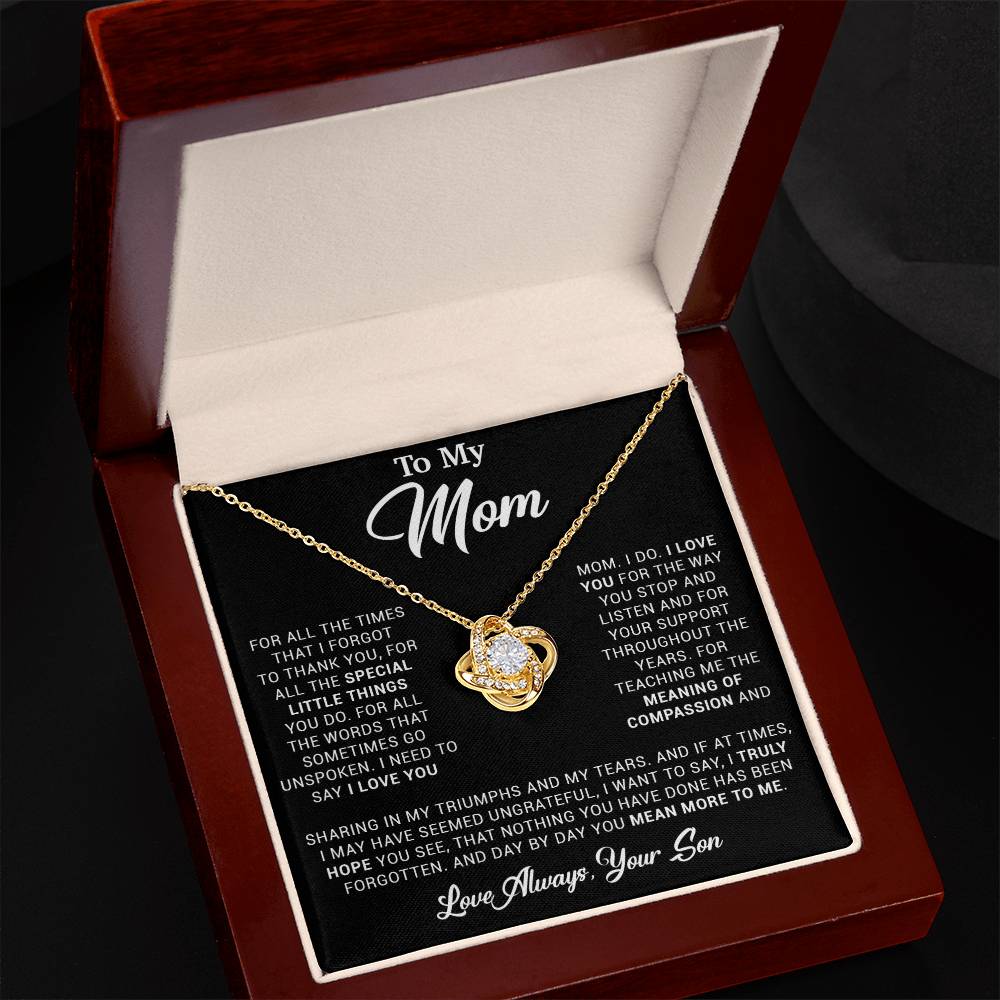 To My Mom Gift for Mother from Son From Daughter Mom Birthday Gift, Mothers Day_ 3_4_Black
