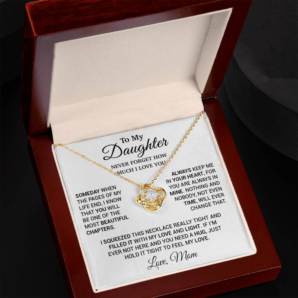 To My Daughter Necklace, Daughter Mother Necklace, Daughter Gift From Mom 23_10
