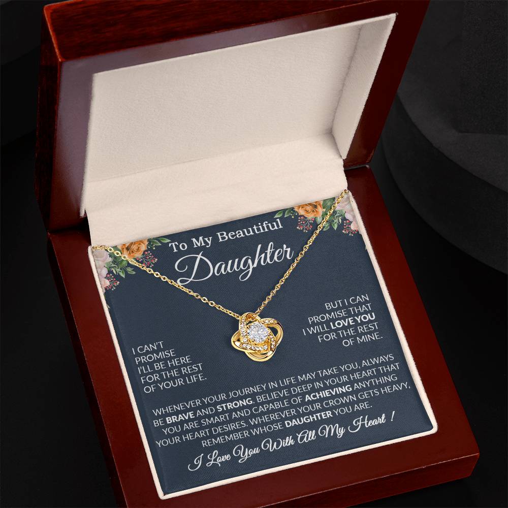 To My Daughter Necklace Gift From Dad, Daughter Gift, Father Daughter Necklace 14_9