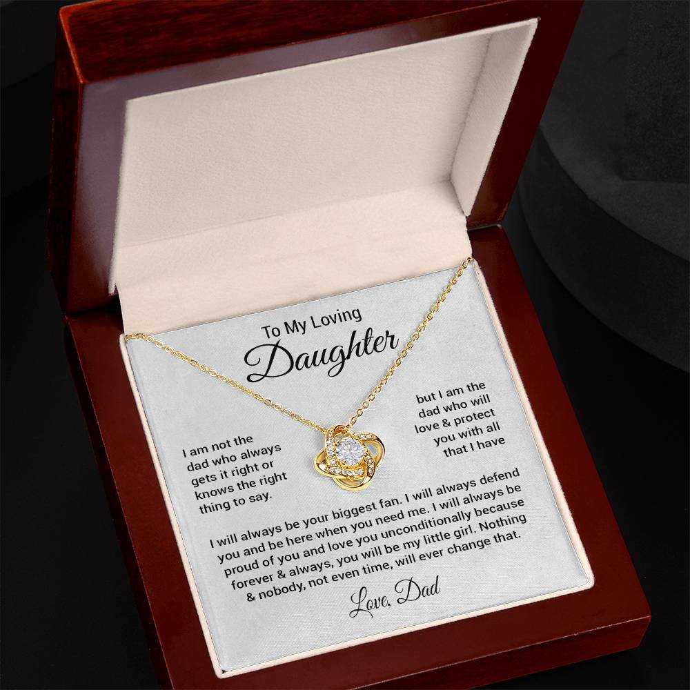 To My Daughter Necklace Gift From Dad, Daughter Gift, Father Daughter Necklace 23_8