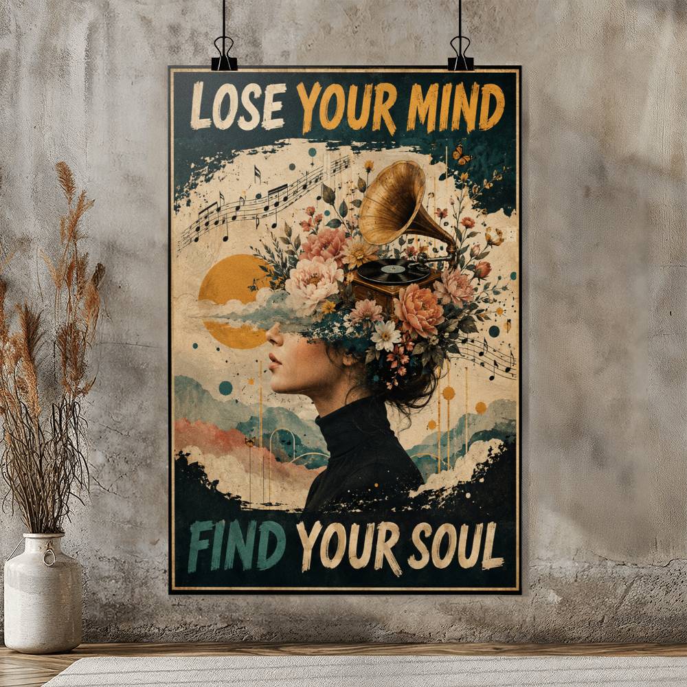 Lose Your Mind Find Your Soul Poster
