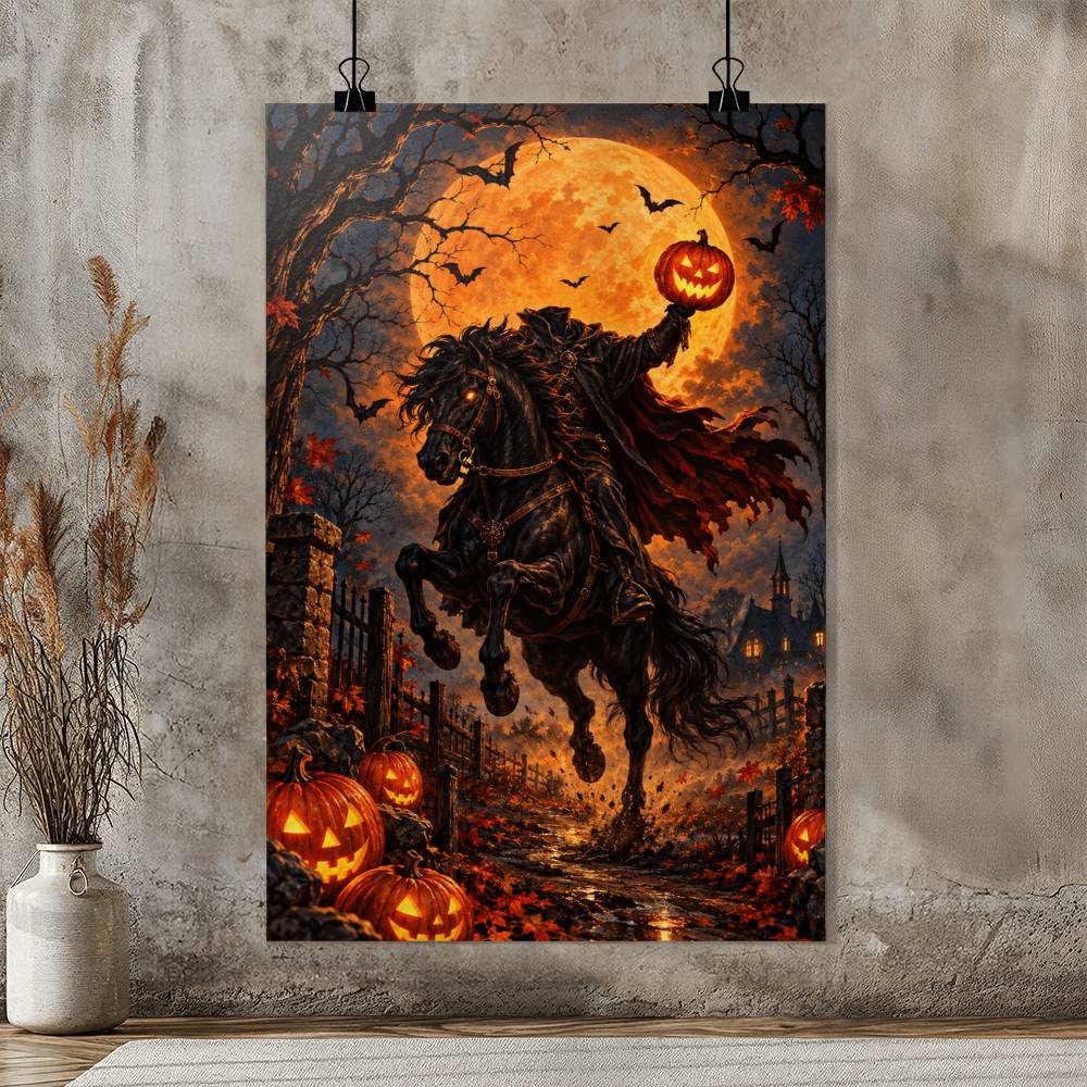 Sleepy Hollow Headless Horseman Poster Gift