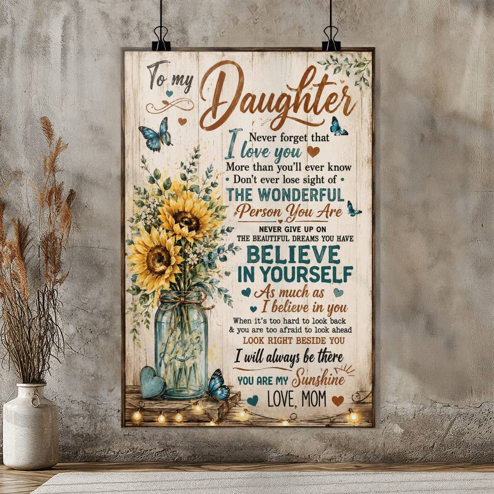 To My Daughter From Mother Poster