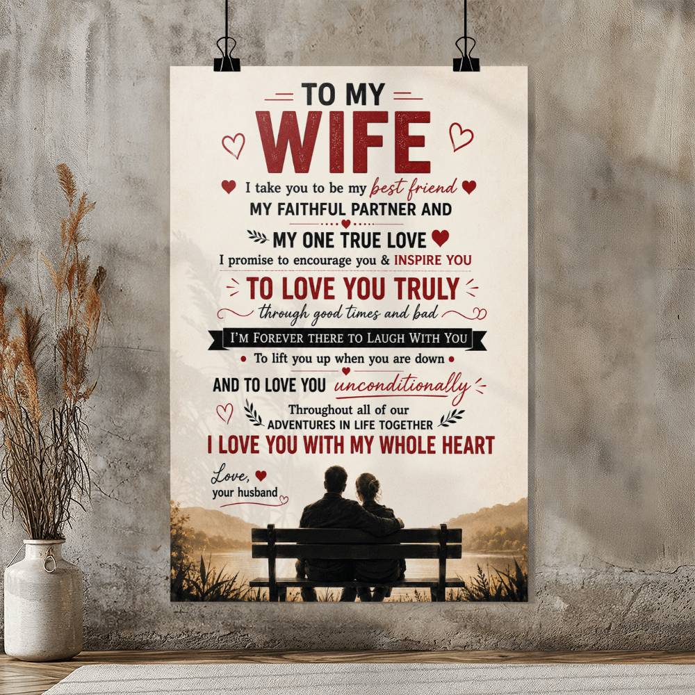 To My I Take You To Be My Best Friend Poster