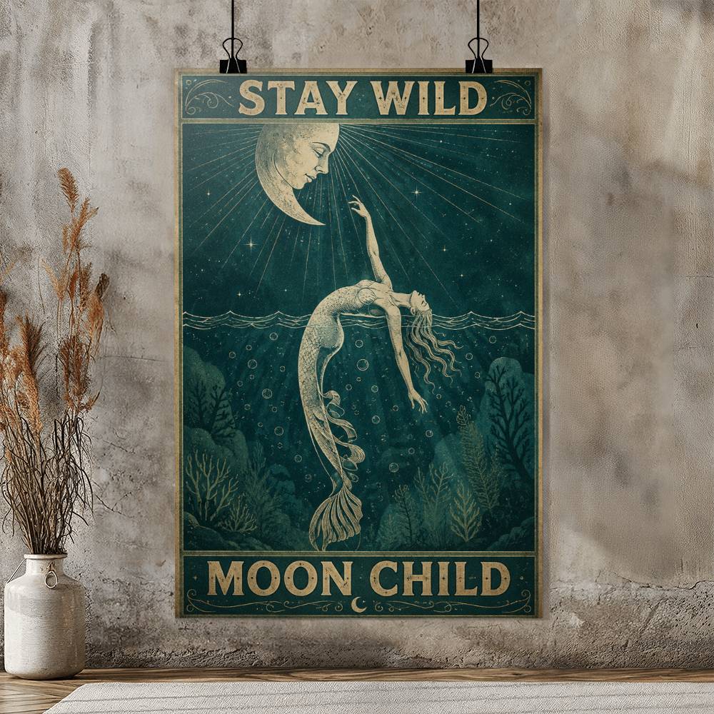Stay Wild Moon Child Poster
