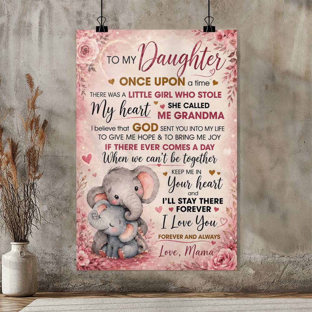 To My Daughter Once Upon A Time Poster