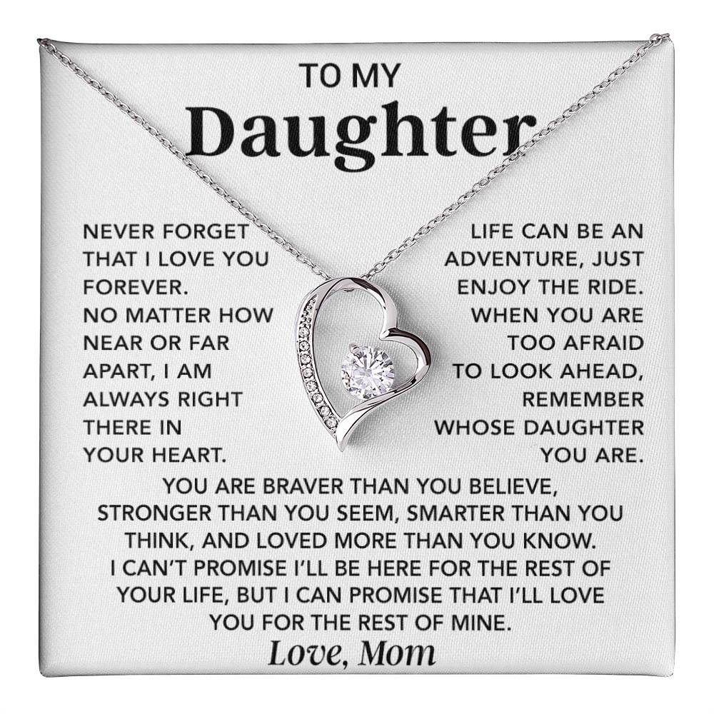 To My Daughter Necklace, Daughter Mother Necklace, Daughter Gift From Mom 16_8