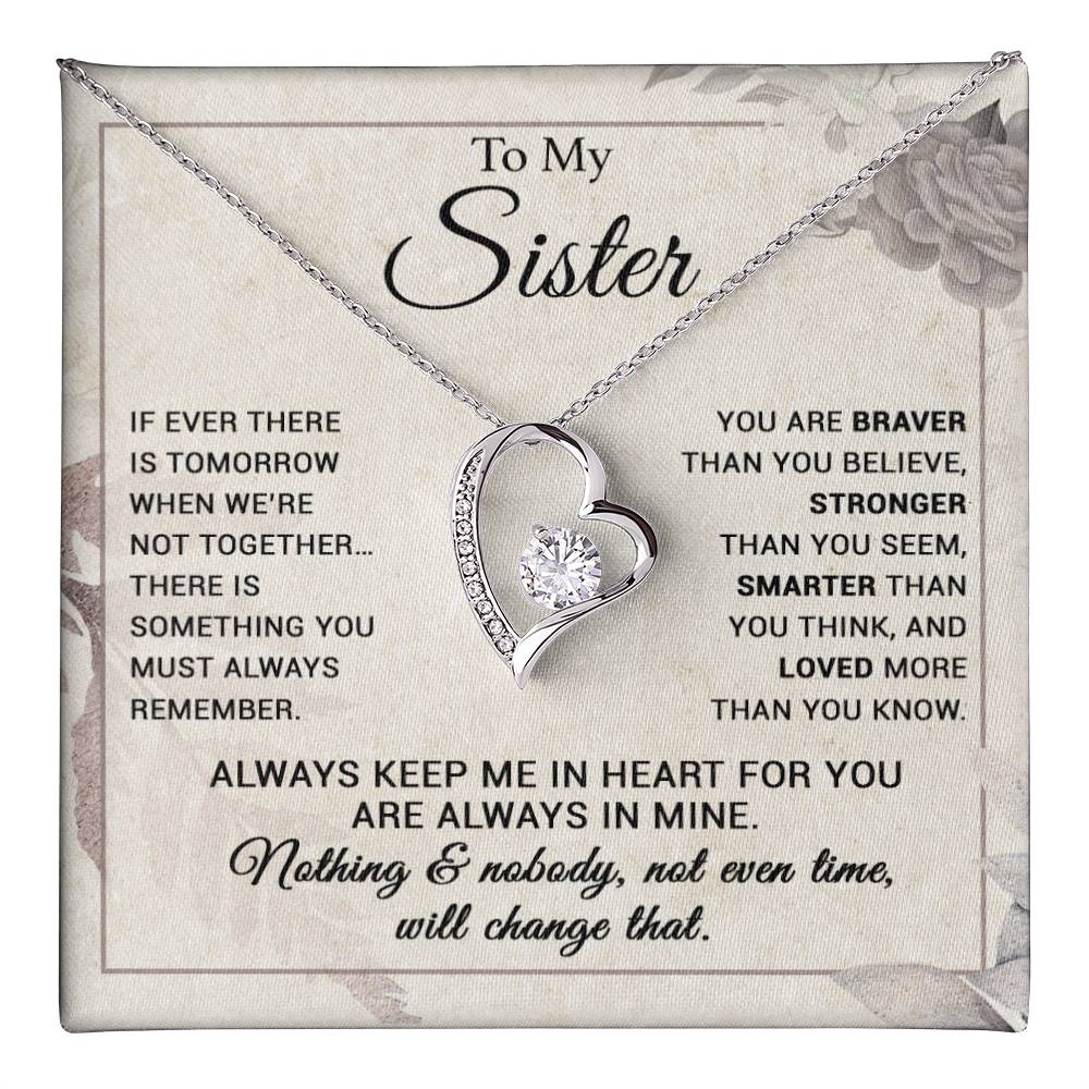 To My Sister Necklace, Brother to Sister, Birthday gift For Sister from Brother 7_9