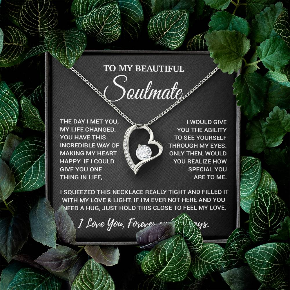 To My Soulmate Necklace, Valentines Day Gift, Gift For Wife, Anniversary Gift 30_2