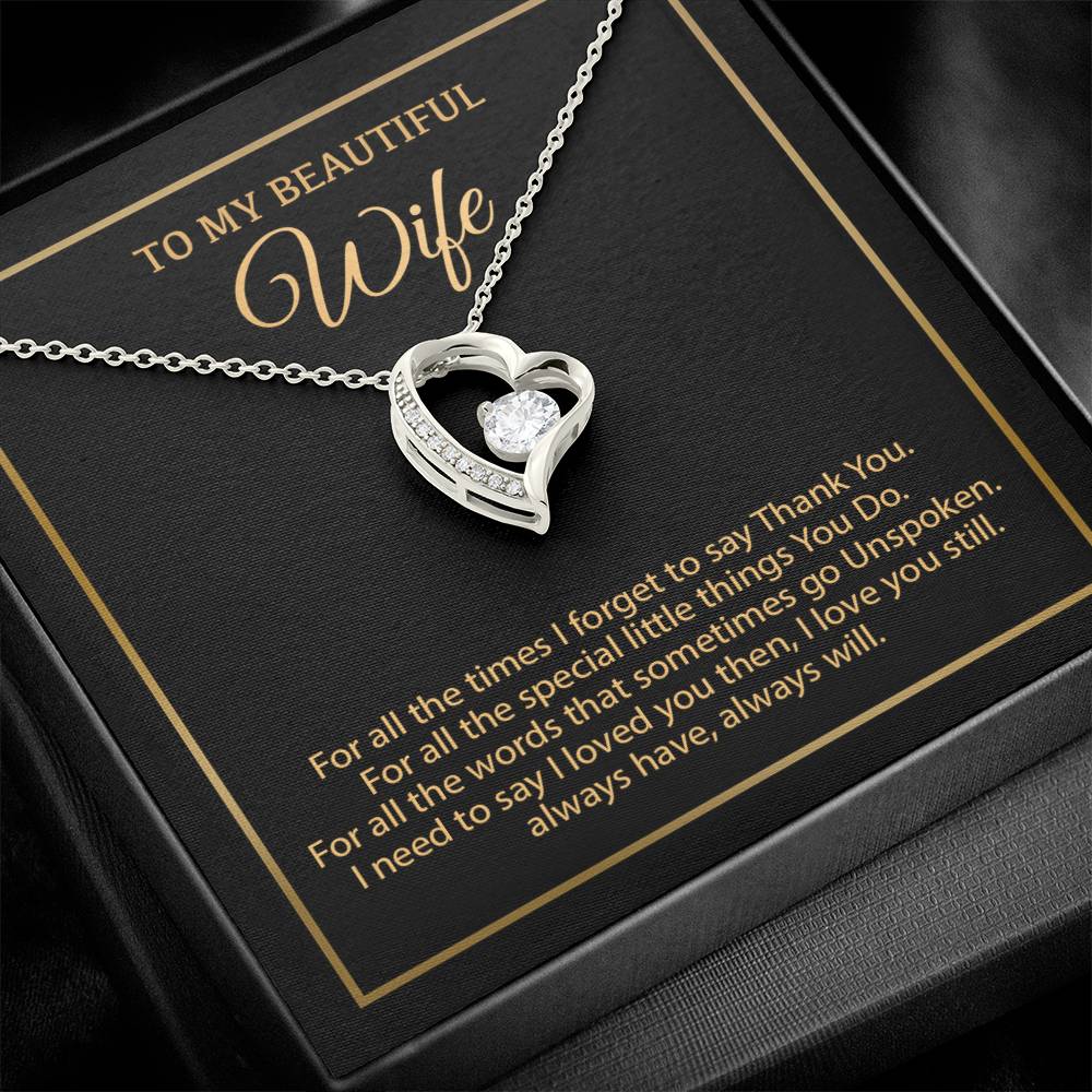 To My Wife Necklace, Christmas Gifts For Women, Anniversary Gift For Wife 20_12