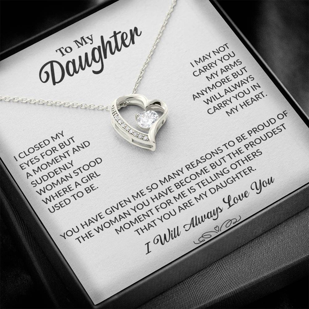 To My Daughter Necklace, Gift for Daughter from Dad, Daughter Father Necklace 27_9