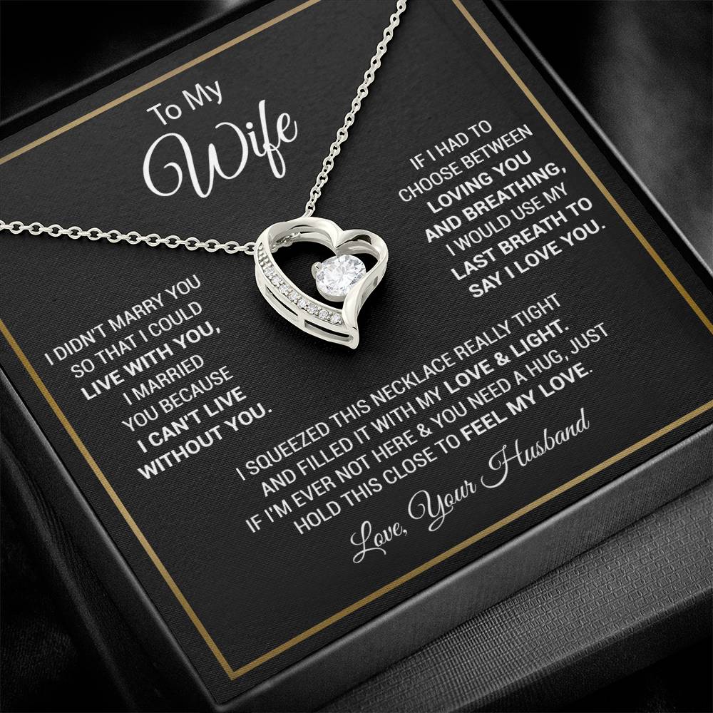 To My Wife Necklace, Anniversary Gift For Wife, Wife Birthday Gift, Gift For Wife, Romantic Gift 17_1