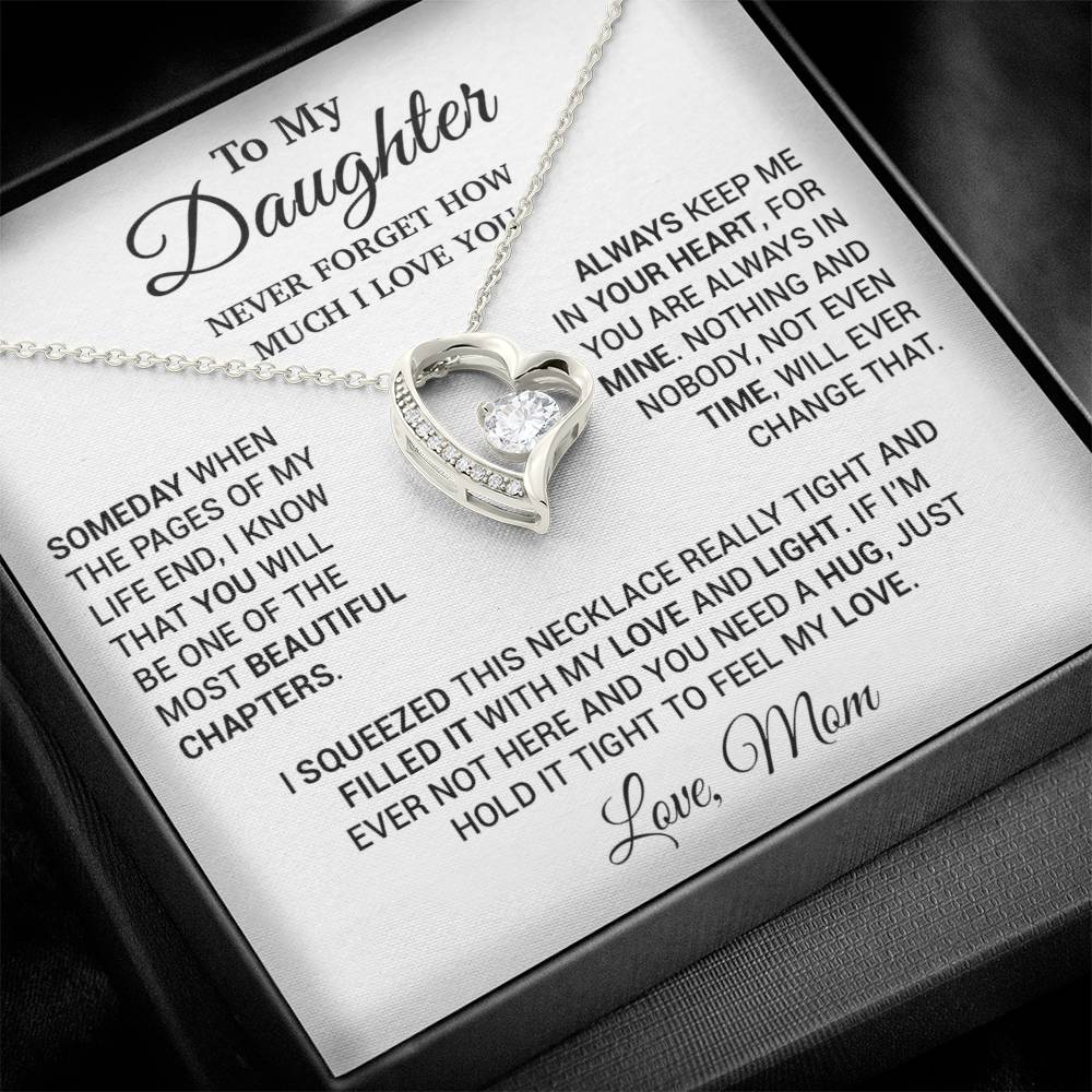 To My Daughter Necklace, Daughter Mother Necklace, Daughter Gift From Mom 23_10