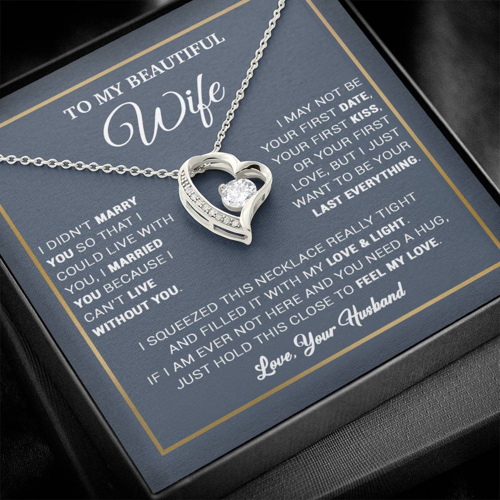 To My Wife Necklace, Gift For Wife, Anniversary Gift For Wife, Christmas Gift 13_12
