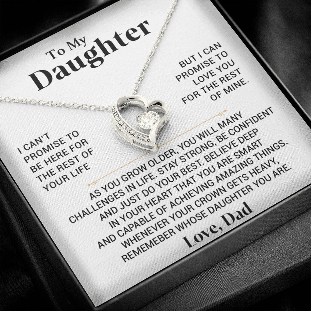 To My Daughter Necklace, Daughter Gift, Gift From Dad, Gift For Her1111