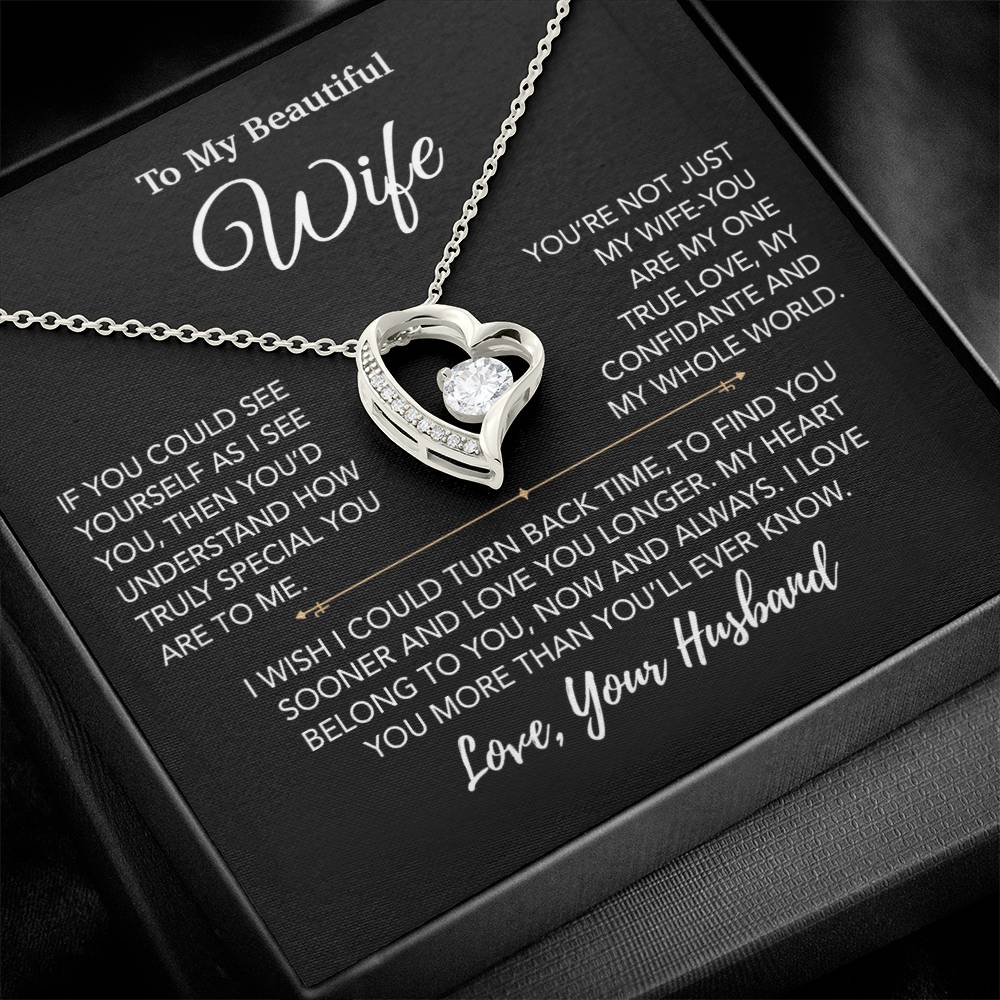 To My Wife Necklace, Vanlentines Gifts For Women, Anniversary Gift For Wife 28_12