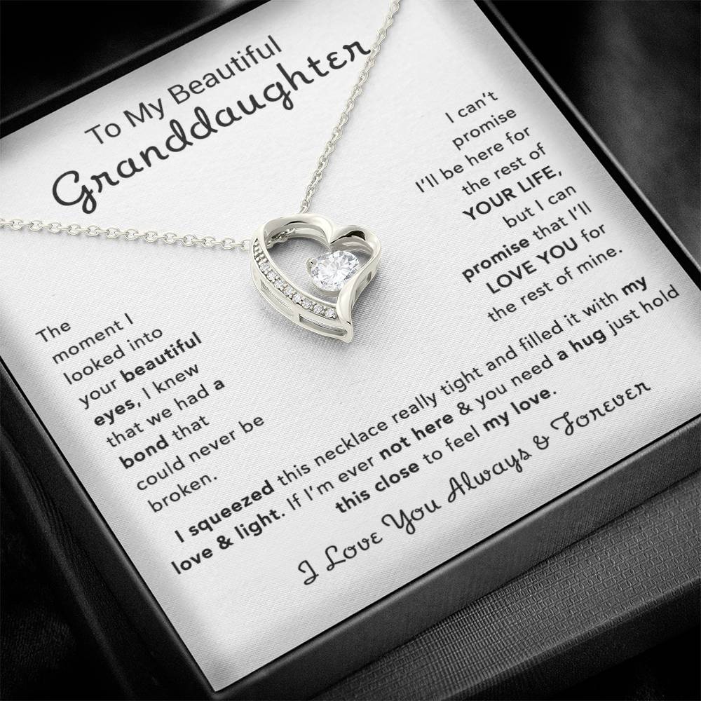 To My Granddaughter Necklace, Birthday Gift For Granddaughter, Birthday Gifts 13_12