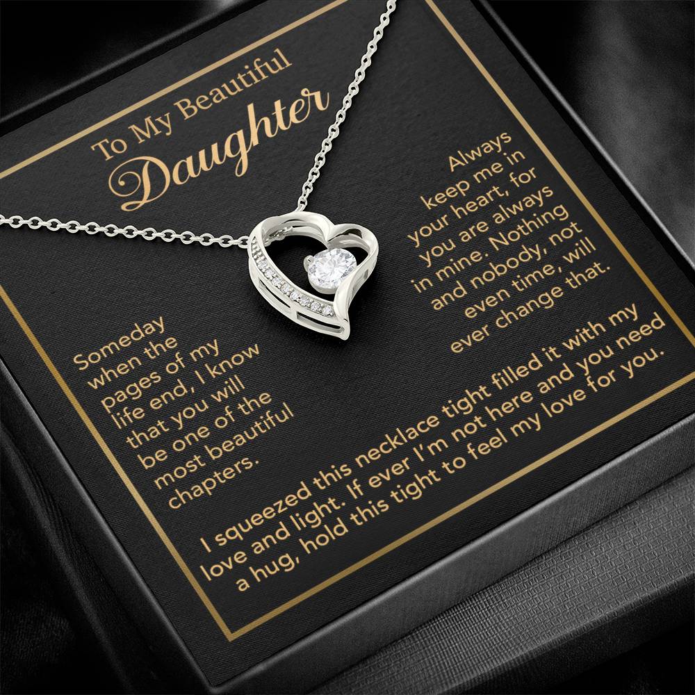 To My Daughter Necklace, Gift For Daughter From Dad, Daughter Father Necklace 14_11