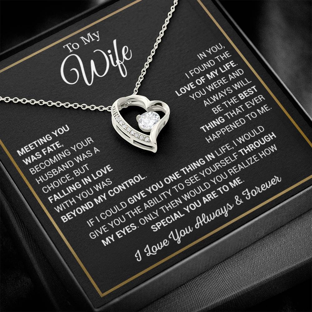 To My Wife Necklace, Valentines Day Gift For Wife, Gifts For Wife From Husband