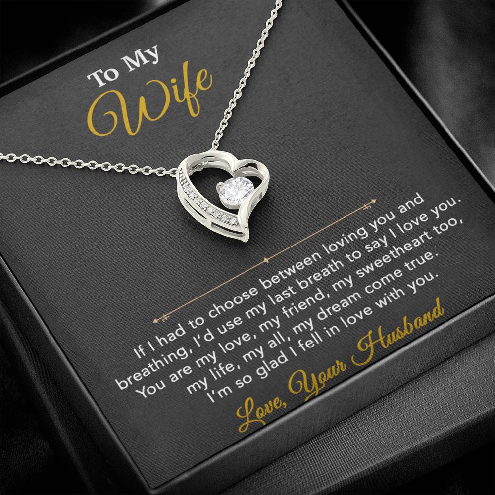 To My Wife Necklace, Wife Gift from Husband, Wife Birthday Gift, Christmas Gift 6_1