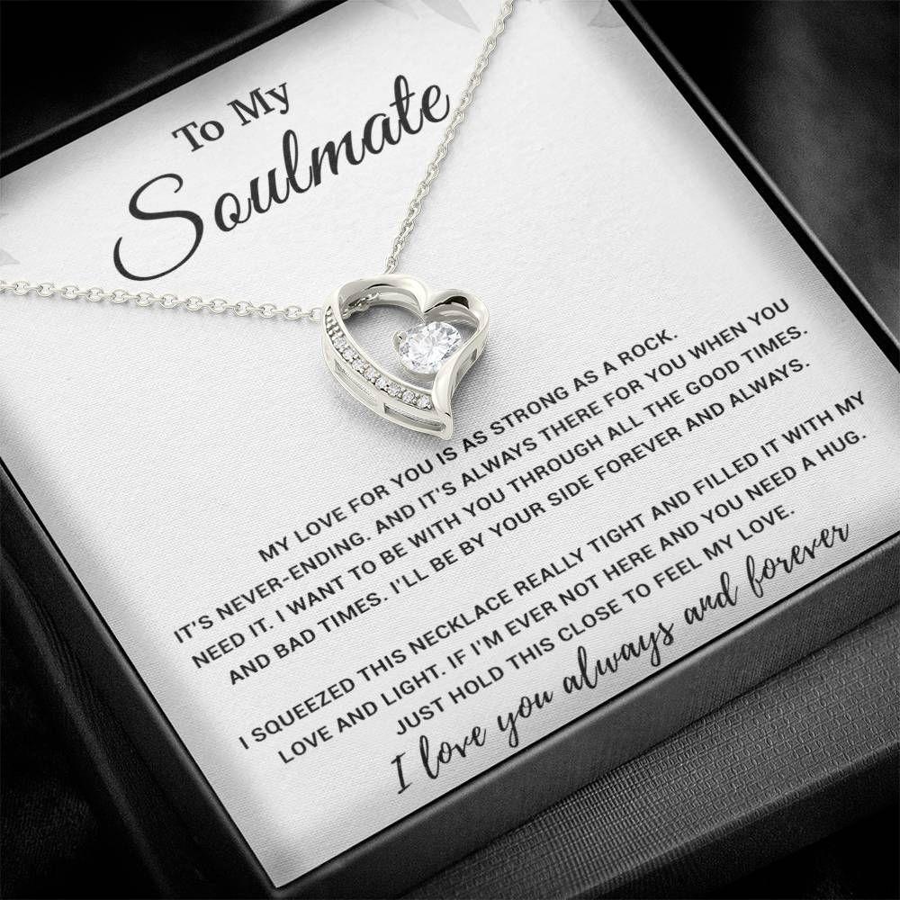 To My Soulmate Necklace Gift For Wife Girlfriend Birthday Anniversary Christmas 6_1