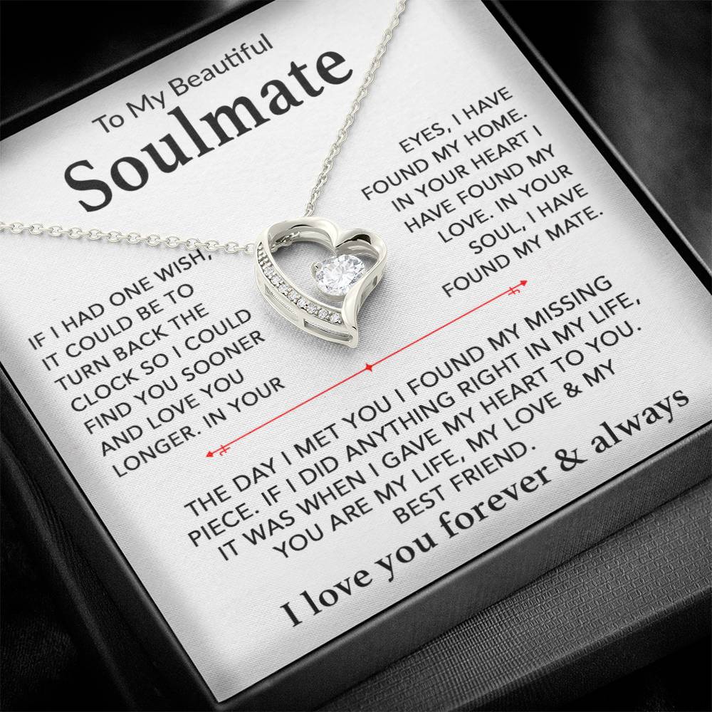To My Soulmate Necklace, Gift For Soulmate, Anniversary Gift, Birthday Gift 29_9