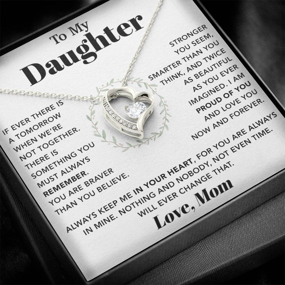To My Daughter Necklace, Gift for Daughter from Mom And Dad, Mother Daughter Necklace 6_10