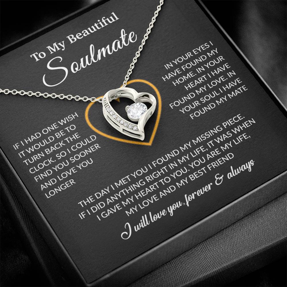 To My Soulmate Necklace, Anniversary Gift For Wife, Valentine Gift for Wife 17_12