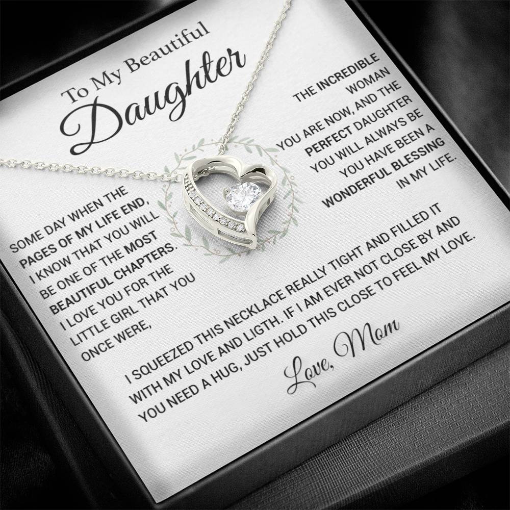 To My Daughter Necklace, Daughter Mother Necklace, Daughter Gift From Mom 25_7
