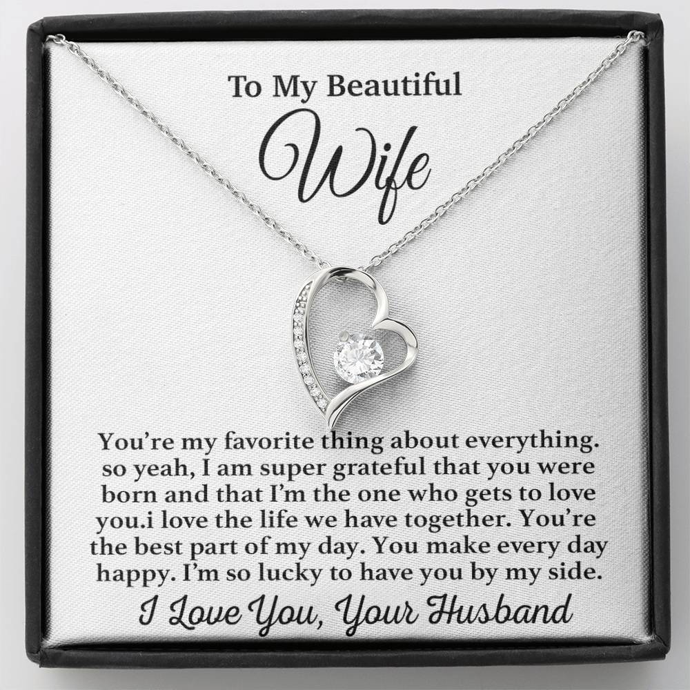 To My Wife Necklace, Gift From Husband, Anniversary Jewelry Gifts Wife 7_5